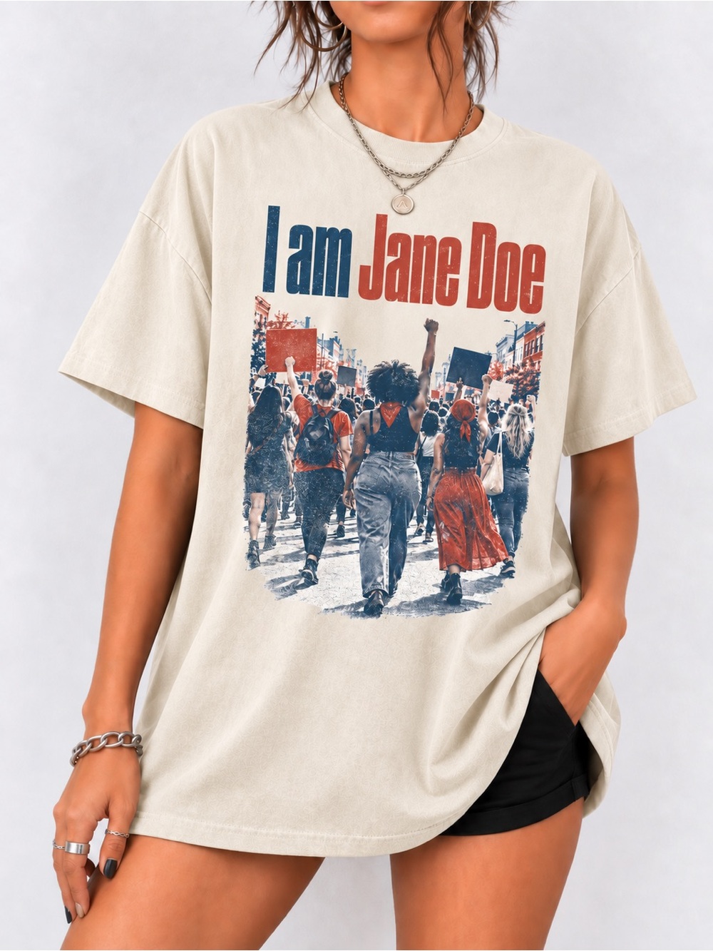 I Am Jane Doe Comfort Colors Unisex T-shirt Feminist Statement Tee